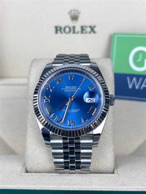 azzuro blue dial rolex